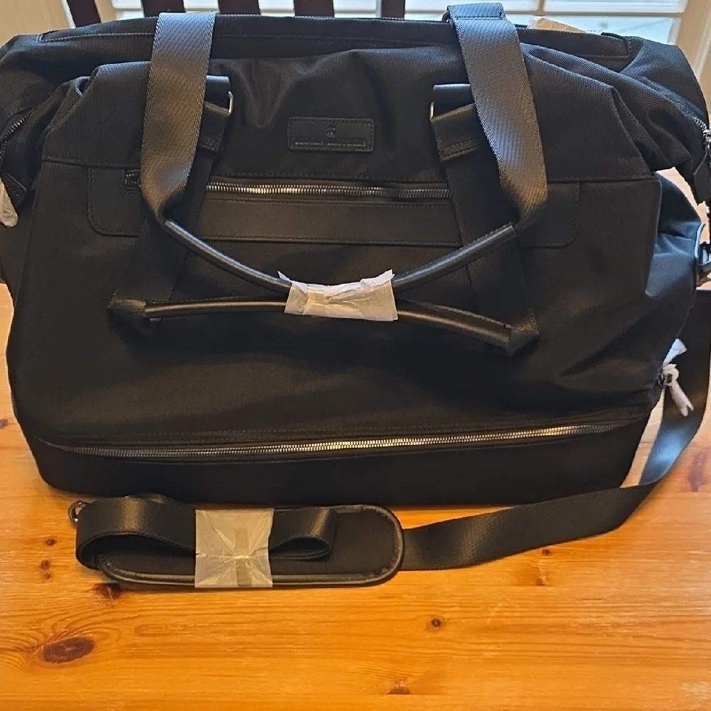 Brooks Brothers Black Travel Bag